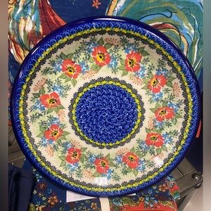 Unikat Polish Pottery Dinner Plate